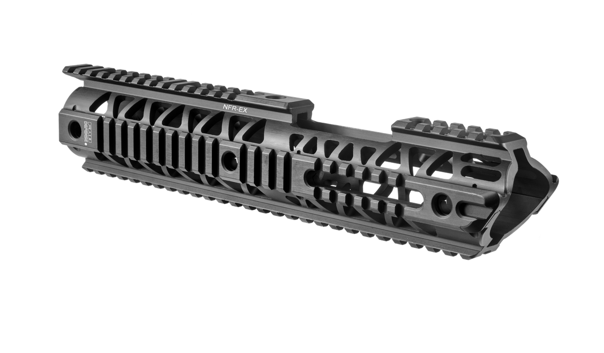 Garde-main aluminium Quad-Rail Picatinny FAB Defense NFR-EX pour AR15/M4/HK416 canon 14" ou plus