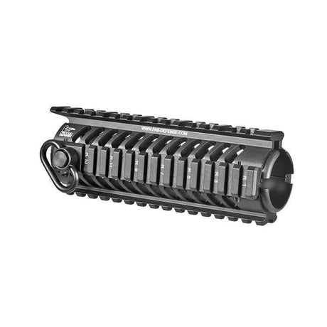 Garde-main aluminium Quad-Rail Picatinny FAB Defense NFR-EX pour AR15/M4/HK416 canon 14" ou plus