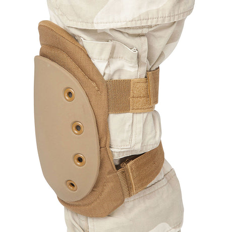 Genouillère de protection Ares nylon 1000 deniers coque semi-rigide et mousse incorporée