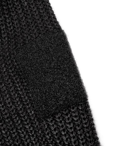 Gilet Brandit BW Cardigan maille polyacrylique col épais épaulettes et poche poitrine