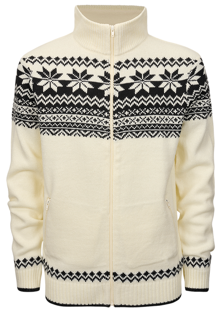 Gilet Brandit Norwegian Cardigan maille polyacrylique col doublé polaire deux poches