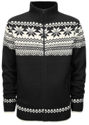 Gilet Brandit Norwegian Cardigan maille polyacrylique col doublé polaire deux poches