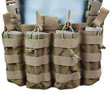 Gilet Chest Rig AK 47 Bulldog Tactical - Coyote - Welkit.com