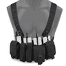 Gilet Chest Rig KINETIC Bulldog Tactical - Noir - Welkit.com