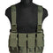 Gilet Chest Rig Mil-Tec en polyester enduit PVC 4 poches chargeurs et 2 poches pistolet
