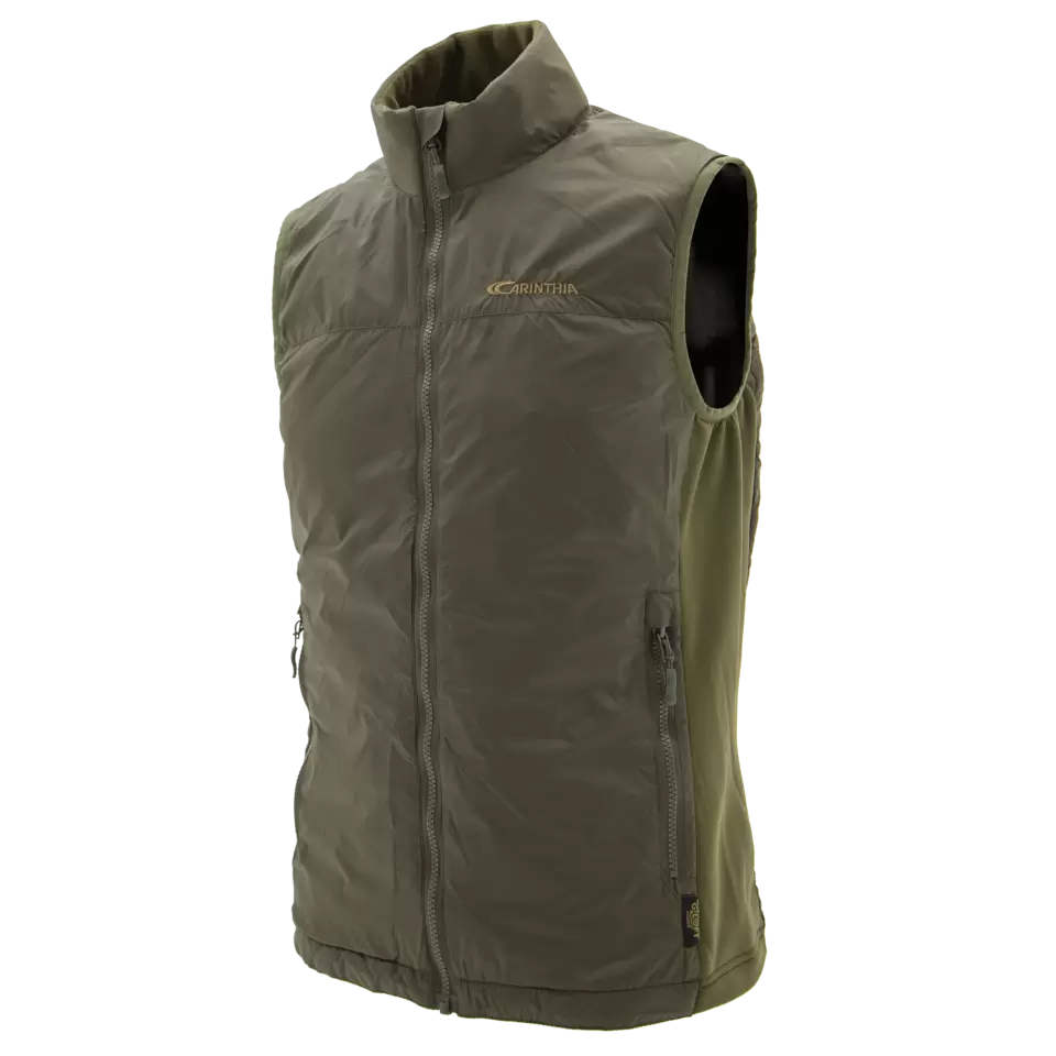 Gilet chaud Carinthia TLG 2.0 hybride G-LOFT ISO Mapping 237 g, sans capuche