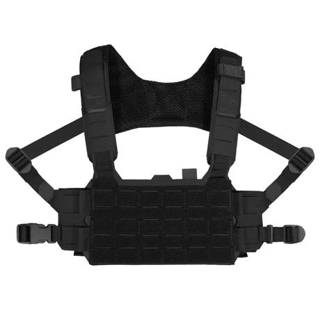 Gilet chest rig Agilite Reaper 380 g compatible placard et MOLLE à harnais HX ajouré