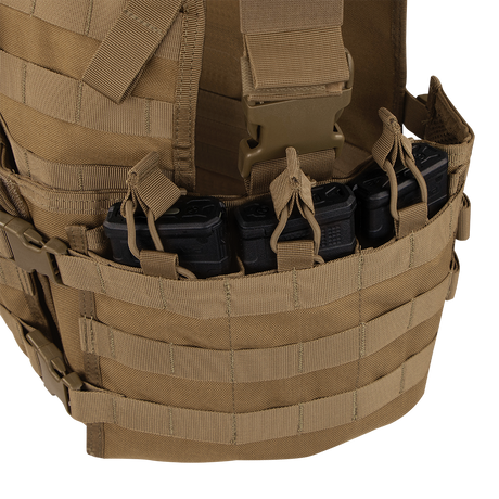 Gilet chest rig Condor Modular Chest Set six porte-chargeurs et porte-eau intégré