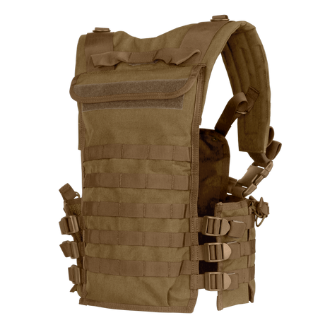 Gilet chest rig Condor Modular Chest Set six porte-chargeurs et porte-eau intégré