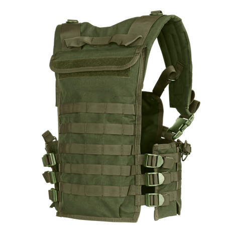 Gilet chest rig Condor Modular Chest Set six porte-chargeurs et porte-eau intégré