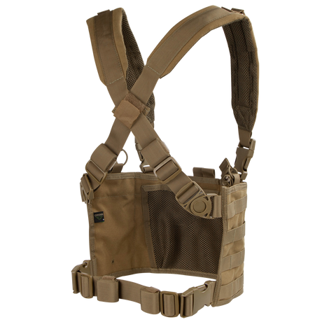 Gilet chest rig Condor Ops bretelles croisées rembourrées boucles pivotantes