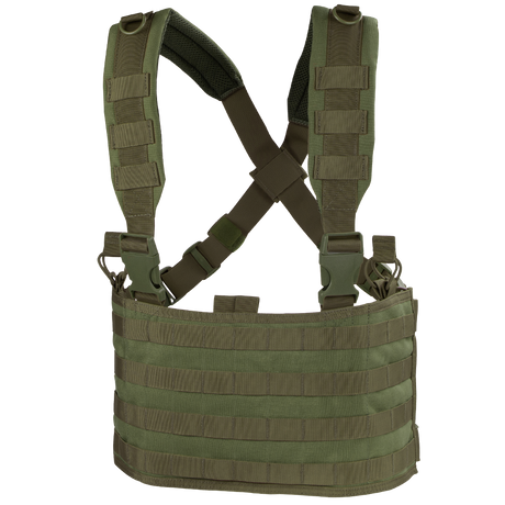 Gilet chest rig Condor Ops bretelles croisées rembourrées boucles pivotantes