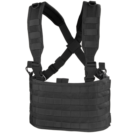 Gilet chest rig Condor Ops bretelles croisées rembourrées boucles pivotantes