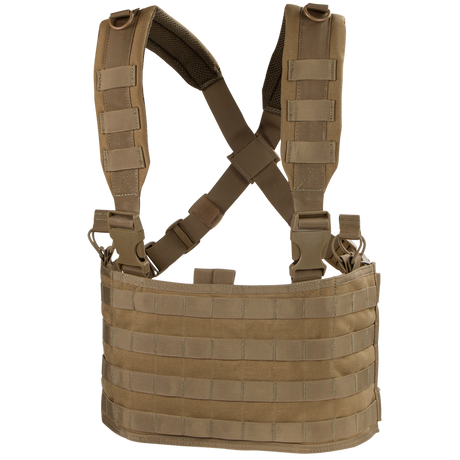 Gilet chest rig Condor Ops bretelles croisées rembourrées boucles pivotantes