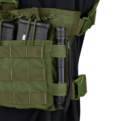 Gilet chest rig Condor Rapid Assault six porte-chargeurs ouverts à bride