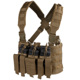 Gilet chest rig Condor Recon six chargeurs fusil et six chargeurs de pistolet