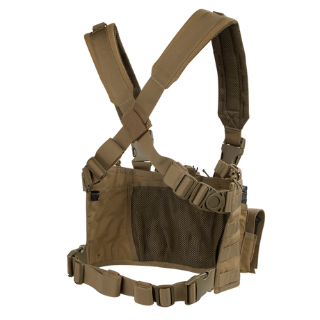 Gilet chest rig Condor Recon six chargeurs fusil et six chargeurs de pistolet