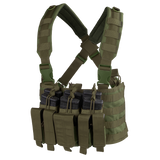 Gilet chest rig Condor Recon six chargeurs fusil et six chargeurs de pistolet