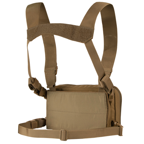 Gilet chest rig Condor Stowaway panneau MOLLE découpé laser harnais quatre points