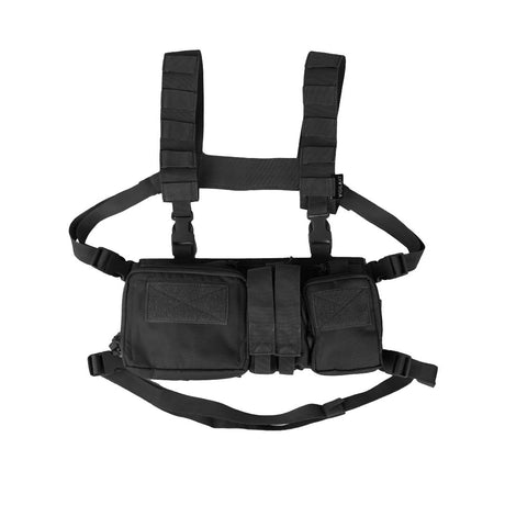 Gilet chest rig Vigilant Compact en nylon quatre emplacements chargeurs bretelles en H