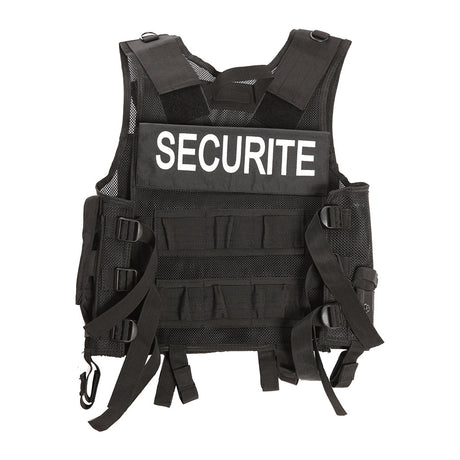 Gilet d'intervention Ares de sécurité en maille aérée, boucles de dégagement, taille unique