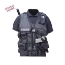 Gilet d'intervention Patrol Equipement Force à holster intégré, droitier ou gaucher