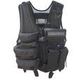 Gilet d'intervention Patrol Equipement Force en nylon déperlant, fixation tonfa au dos