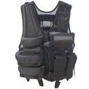 Gilet d'intervention Patrol Equipement Force en nylon déperlant, fixation tonfa au dos