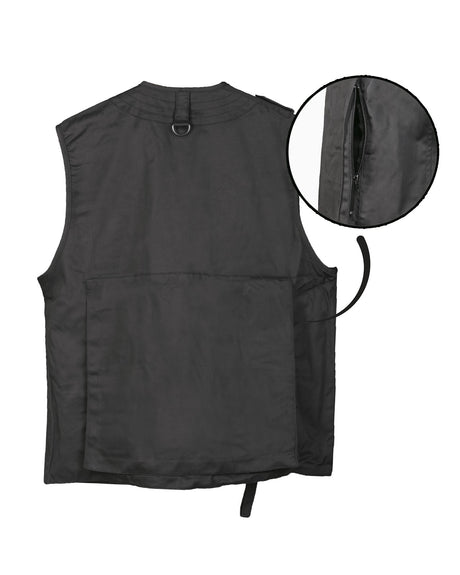 Gilet multipoches Mil-Tec en polyester-coton 14 poches avec dos en maille aeree