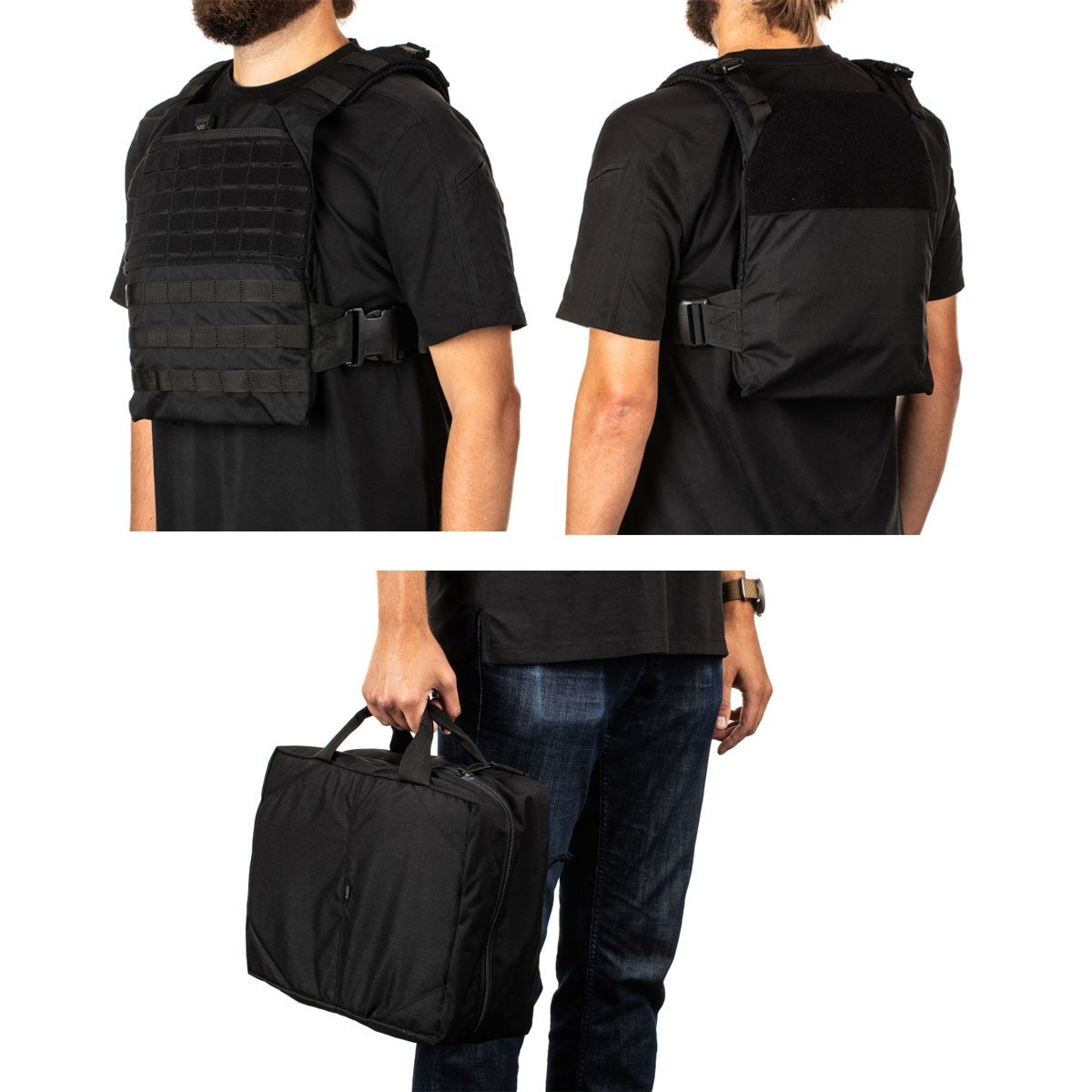 Gilet porte - plaques ABR CONVERTIBLE 5.11 Tactical - Noir - Welkit.com