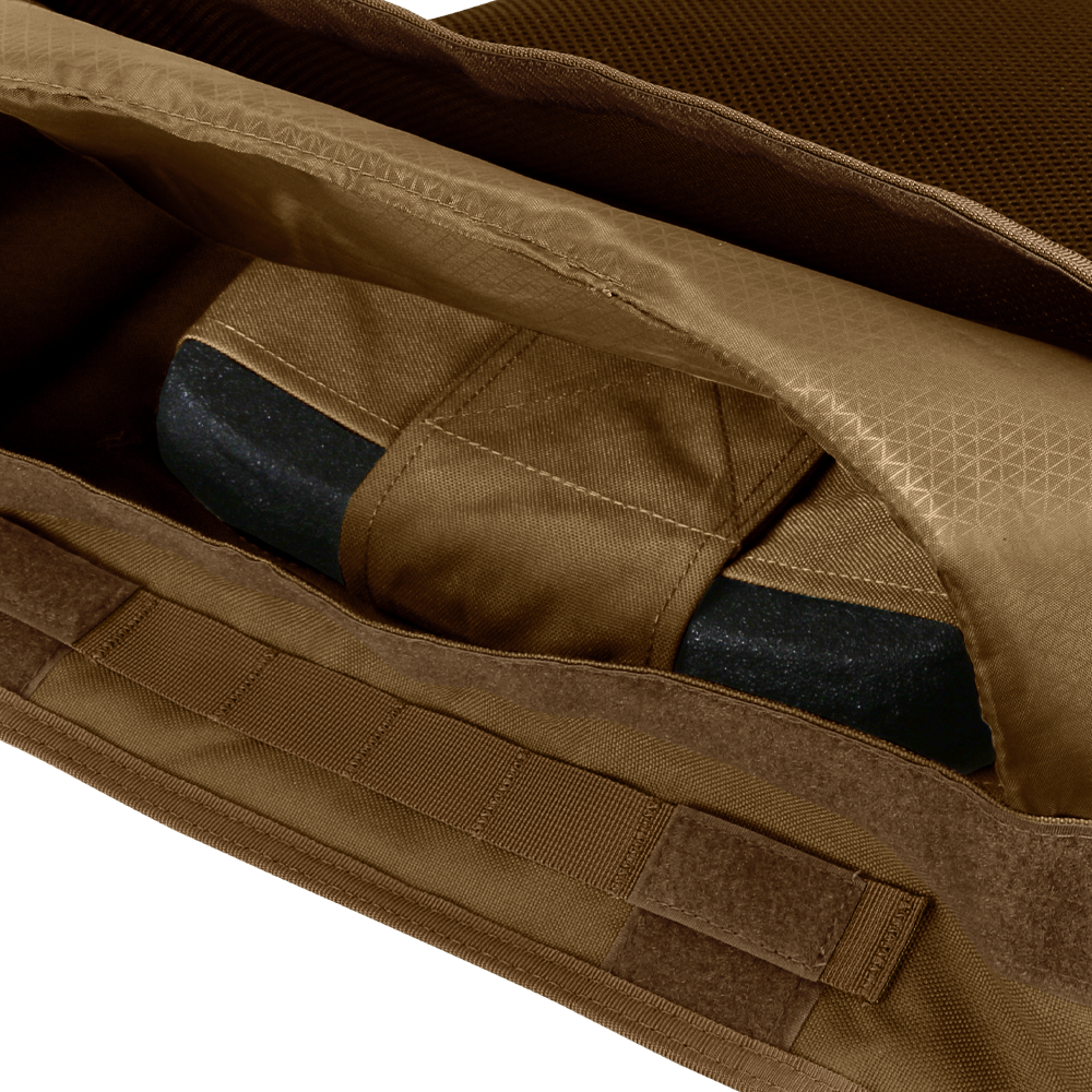 Gilet porte-plaques Condor EXO Gen II protections souples latérales et poche dorsale