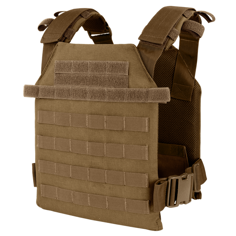 Gilet porte-plaques Condor Sentry réglable de 81 à 137 cm boucles à dégagement rapide