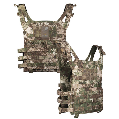 Gilet porte-plaques Mil-Tec GEN II CIV-TEC polyester 600D Oxford avec plaques factices