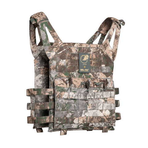 Gilet porte-plaques Mil-Tec GEN II CIV-TEC polyester 600D Oxford avec plaques factices