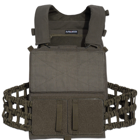 Gilet porte-plaques Pentagon Milon Mk2 en Cordura 500D compatible plaques niveau IV+ à dégagement rapide