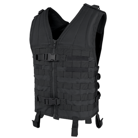 Gilet tactique Condor Modular Vest sangles MOLLE poignée d'extraction taille M à XL