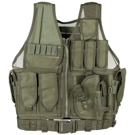 Gilet tactique USMC MFH - Vert Olive - Welkit.com