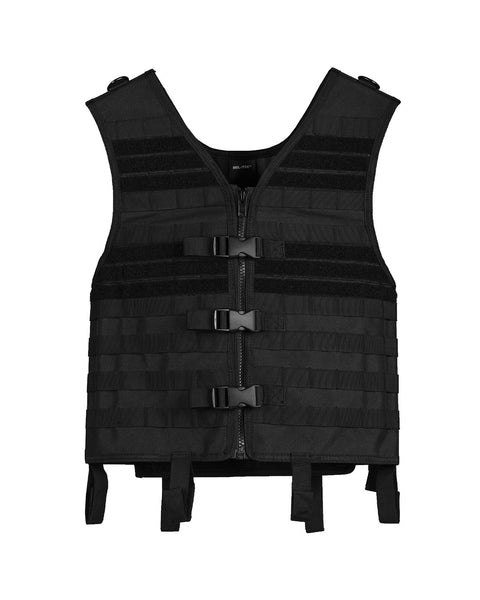 Gilet tactique Mil-Tec MOLLE Carrier Gen. II en polyester enduit avec poignée d'extraction