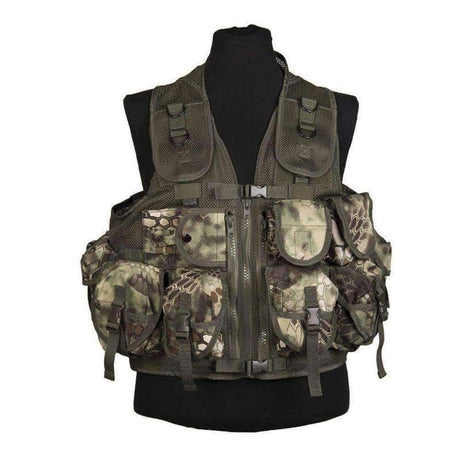 Gilet tactique Mil-Tec PLCE 9 poches en mesh polyester enduit polyuréthane