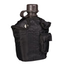 Gourde Mil-Tec type US 1 litre en polyéthylène avec housse polyester et petite poche additionnelle