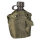 Gourde Mil-Tec type US 1 litre en polyéthylène avec housse polyester et petite poche additionnelle