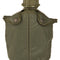 Gourde de l'armée belge de 0,75 litre avec housse en PVC, stock ancien, lot de 5