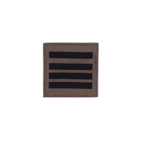 Grade militaire Patrol Equipement basse visibilité 5 x 5 cm dos auto-agrippant