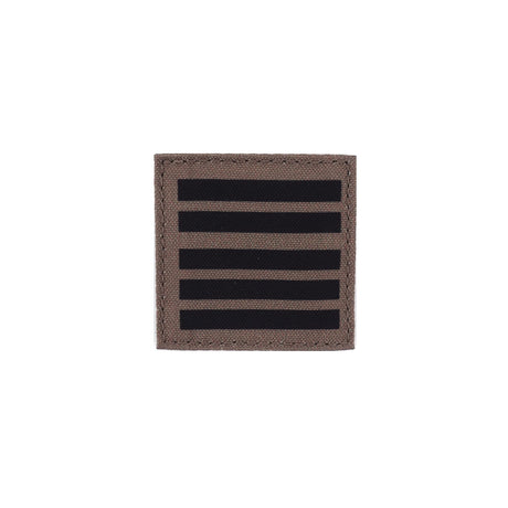 Grade militaire Patrol Equipement basse visibilité 5 x 5 cm dos auto-agrippant