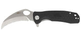 Karambit Honey Badger Medium Claw dentelé acier 8Cr13MoV lame 76 mm