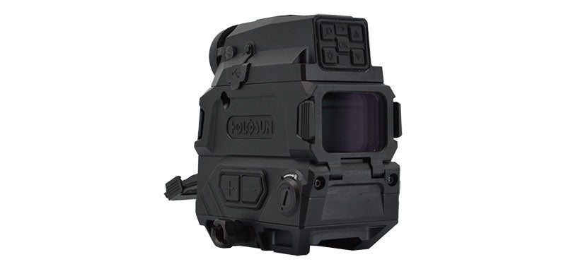 Holosun DRS-NV grossissement x1 réticule 2 MOA Dot / 65 Moa Circle Dot