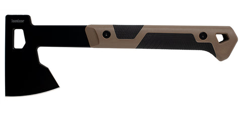 Hachette de camp Kershaw Deschutes pleine soie 35,6 cm tranchant 89 mm avec étui