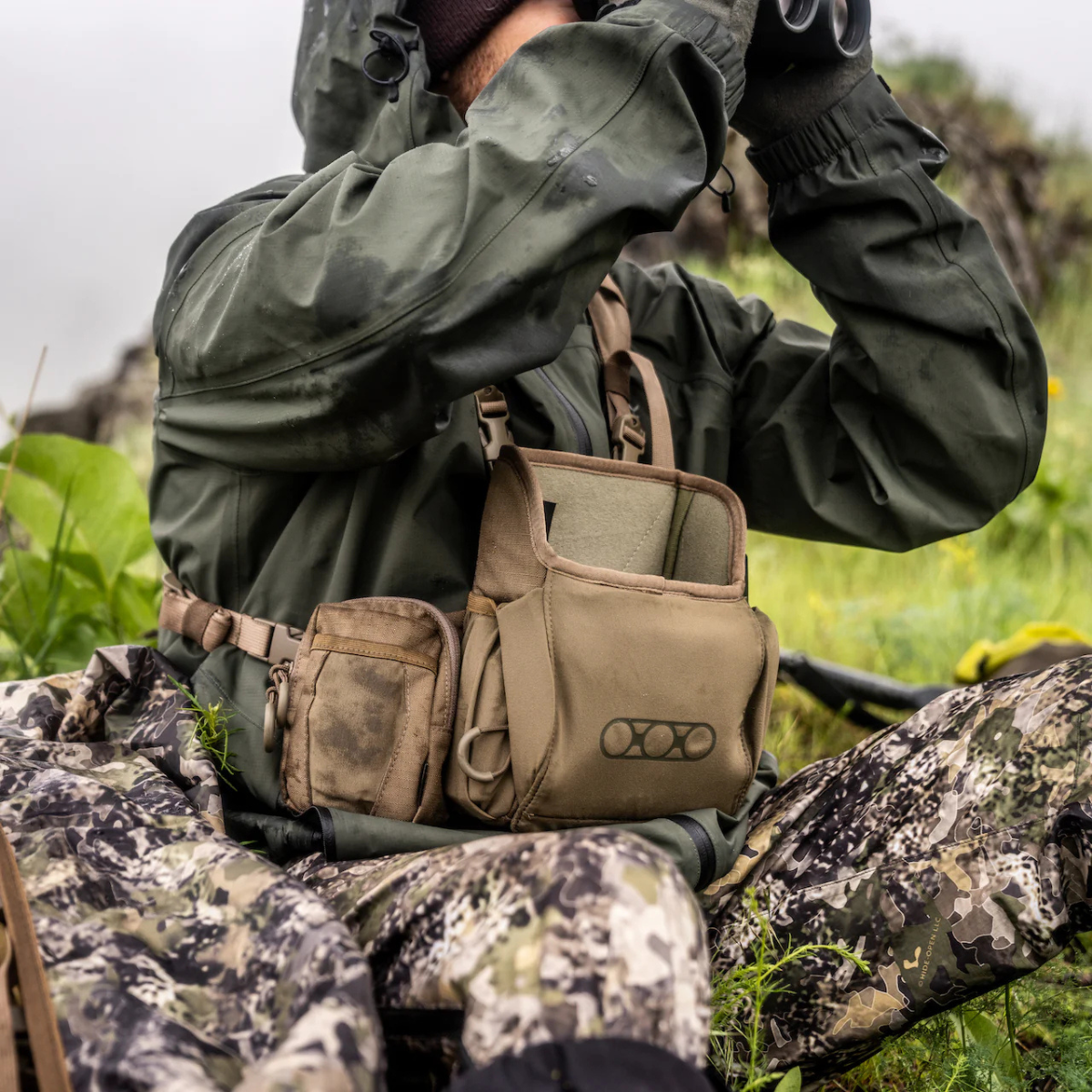 Harnais modulaire jumelles tactique Eberlestock Recon compatible MOLLE avec accès magnétique