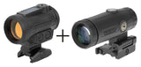 Holosun Pack ARO EVO + Magnifier HM3X 229 g pour l'acquisition rapide à courte et moyenne distance