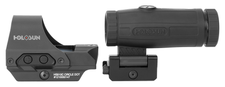 Holosun Pack Reflex 510C + Magnifier HM3X 140 g pour l'acquisition rapide